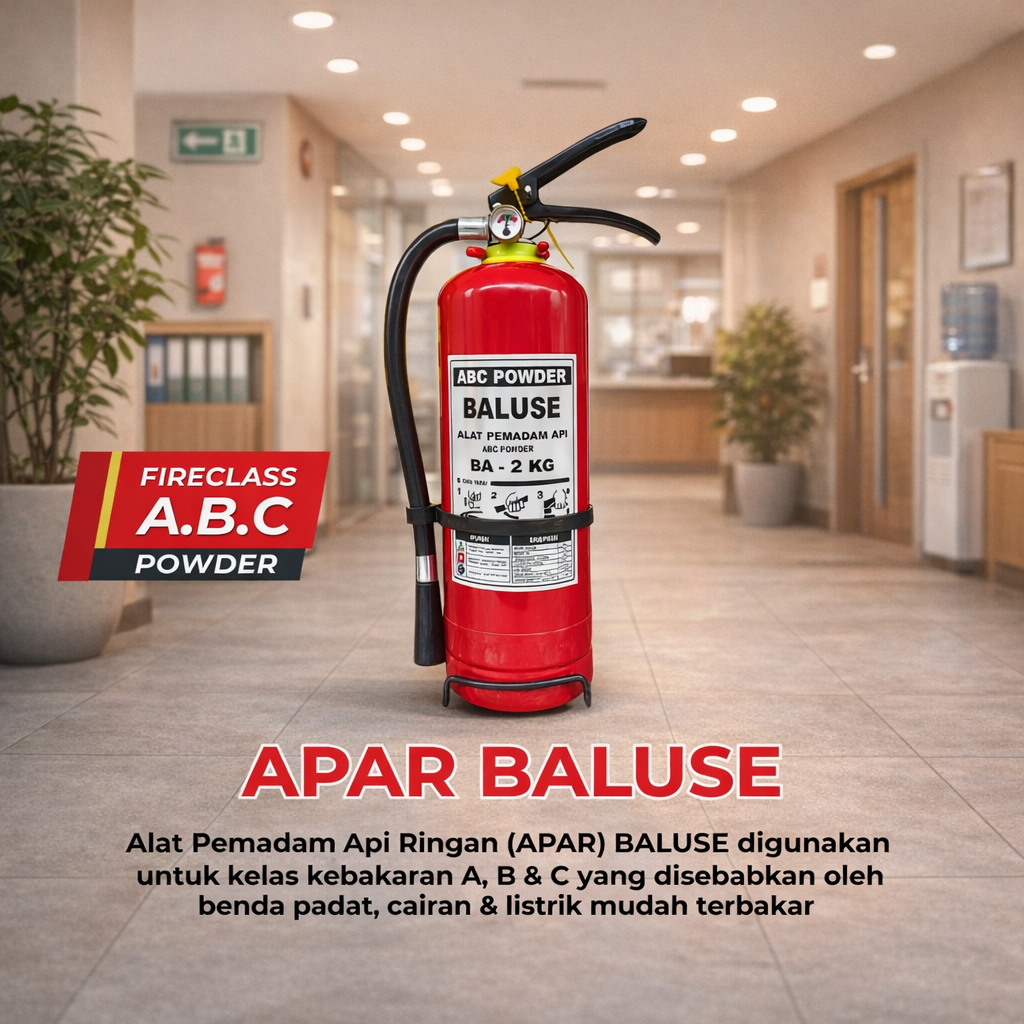 Alat Pemadam Api APAR BALUSE 2 Kg Dry Chemical Powder ABC
