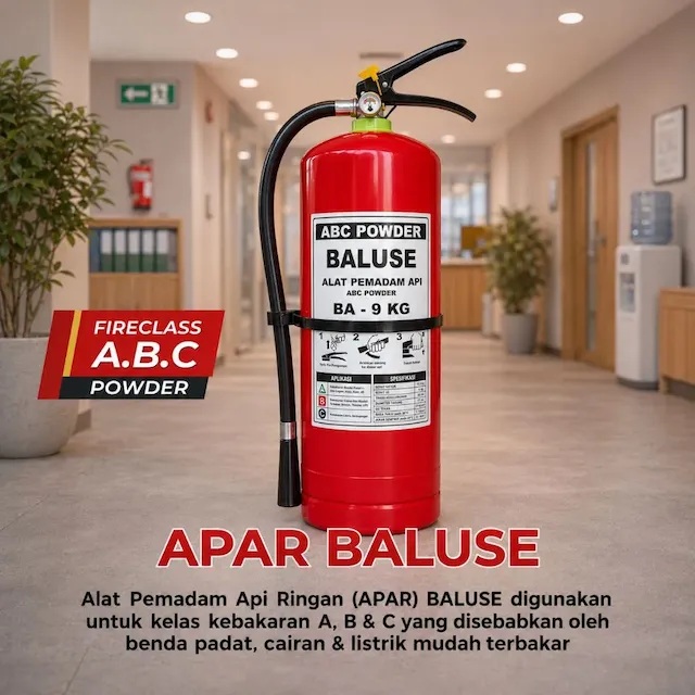 Alat Pemadam Api BALUSE 9 Kg Dry Chemical Powder ABC